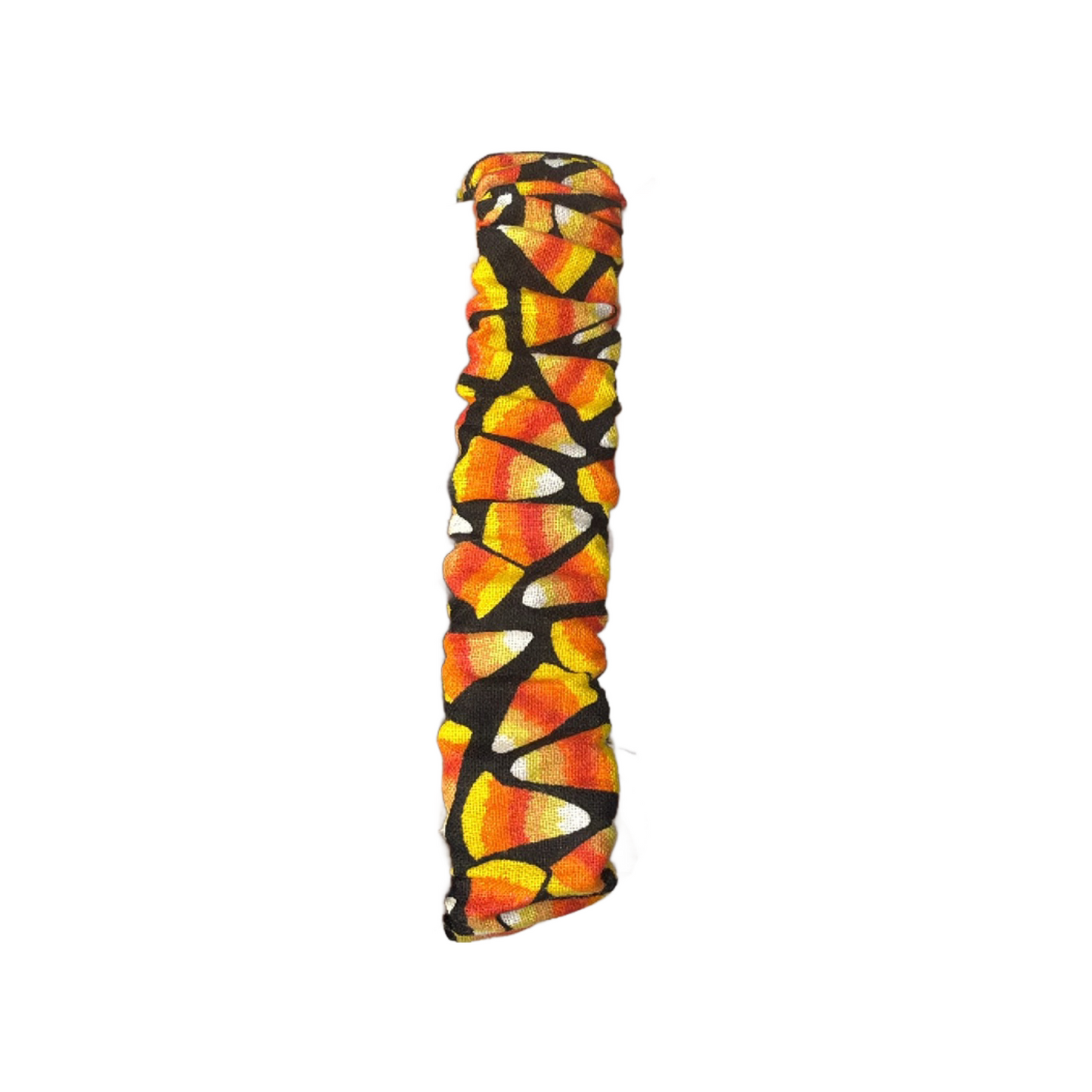 Candy Corn Scrunchie Keychain