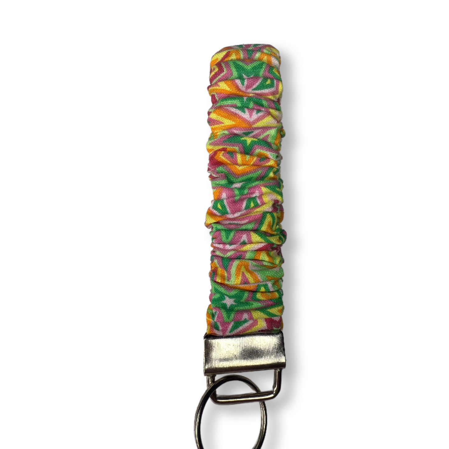 Stars Colorful Scrunchie Keychain