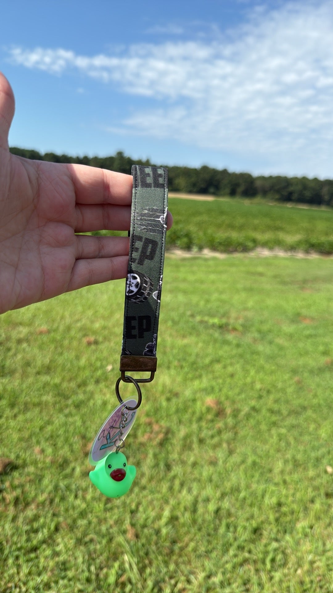 Green Jeep Keychain (2nd one)