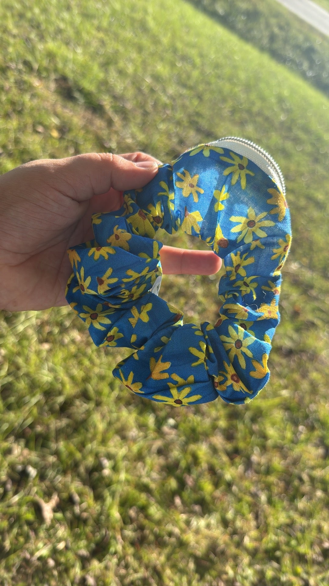 Floral Stash Scrunchie