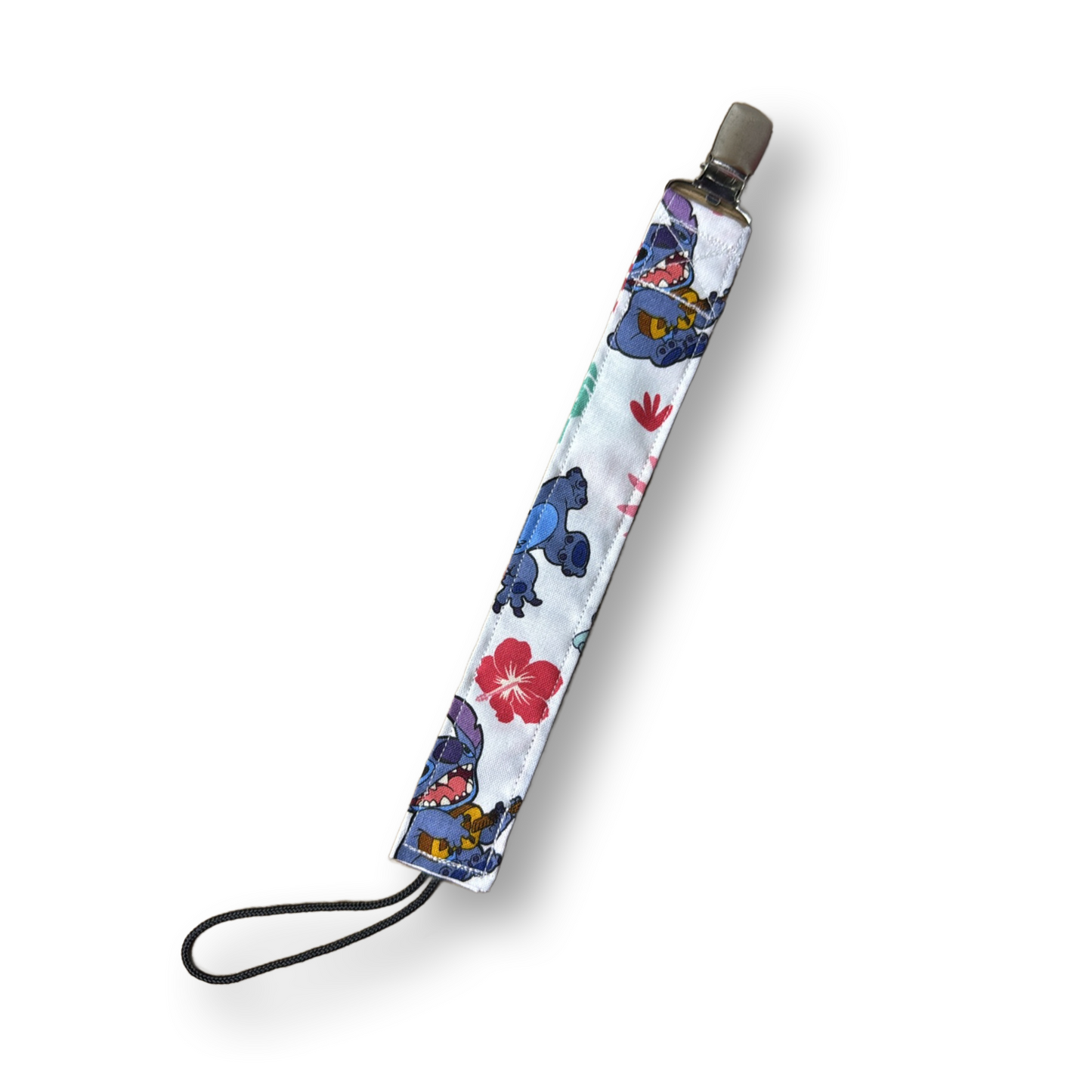 Blue Alien Pacifier Clip (Floppy)