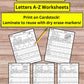 26 Printable PDF Pages Of Alphabet Tracing Activities For Toddlers To Learn How To Write Their Letters