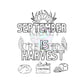 September Coloring Page (Shipped to you)