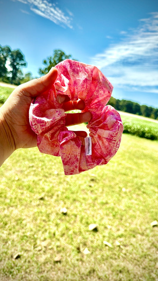Pink Abstract Scrunchie (Regular)