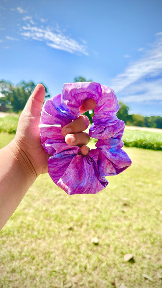 Purple Abstract Scrunchie (Regular)