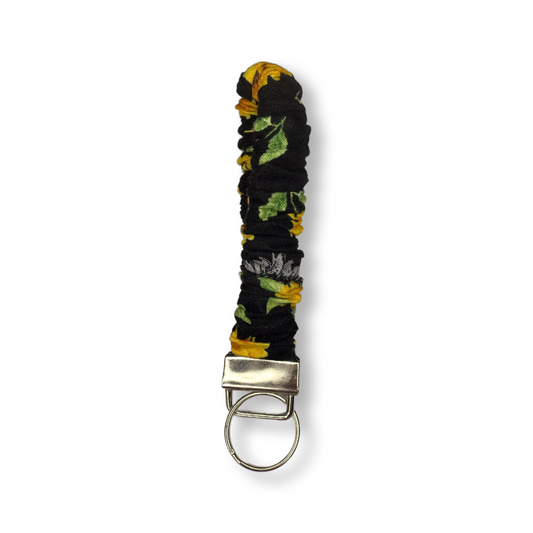 Sunflower Scrunchie Keychain