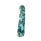 Blue Fall Leaves Scrunchie Keychain
