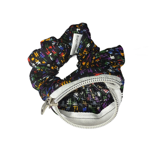 Hashtag Design Stash Scrunchie