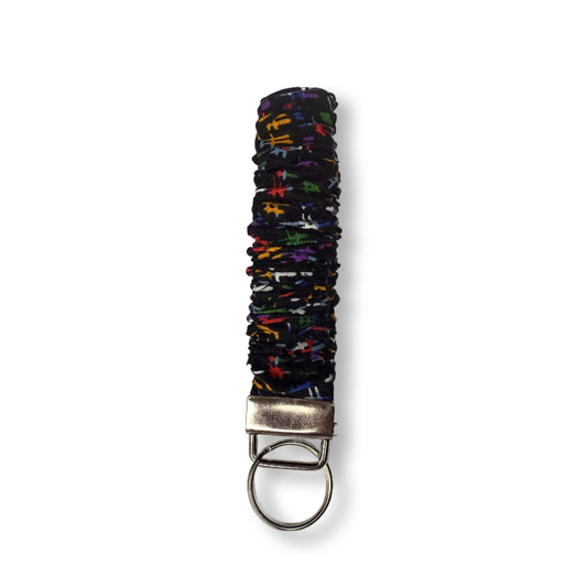 Hashtag Colorful Scrunchie Keychain