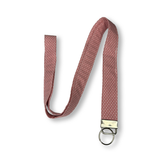 Poke-a-dot Pink Lanyard