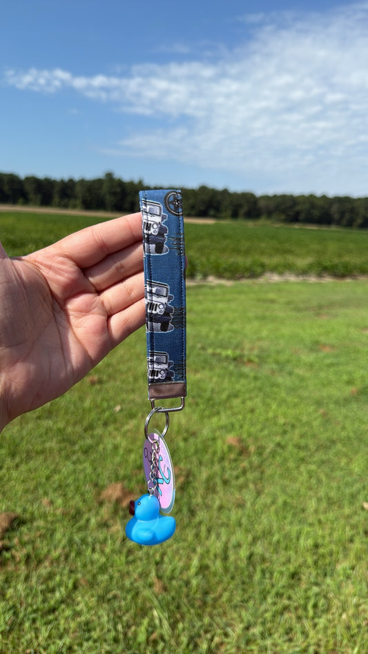 Blue Jeep Keychain (4th one)