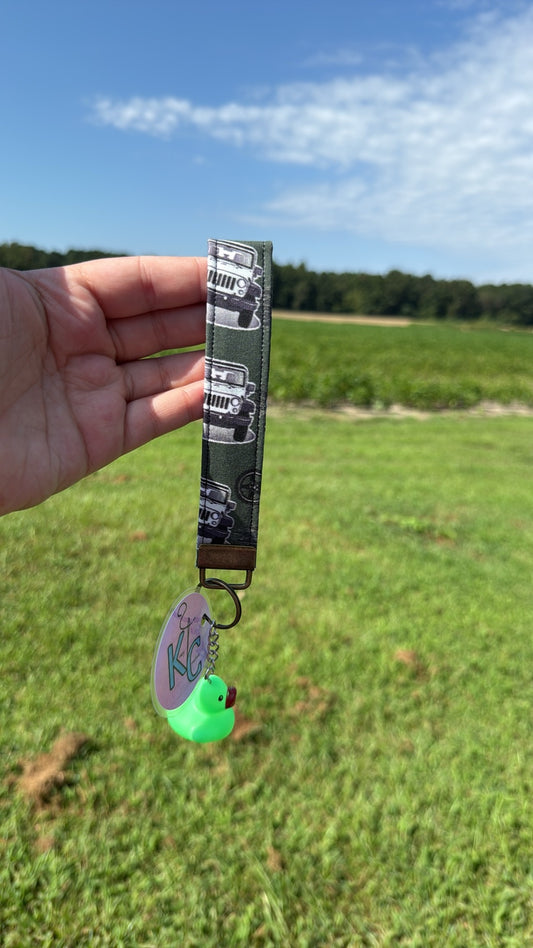 Green Jeep Keychain (3rd one)