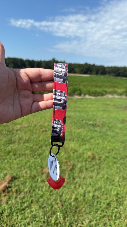 Red Jeep Keychain (4th one)