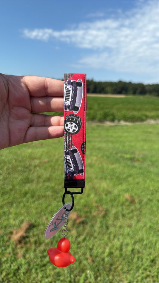 Red Jeep Keychain (3rd one)
