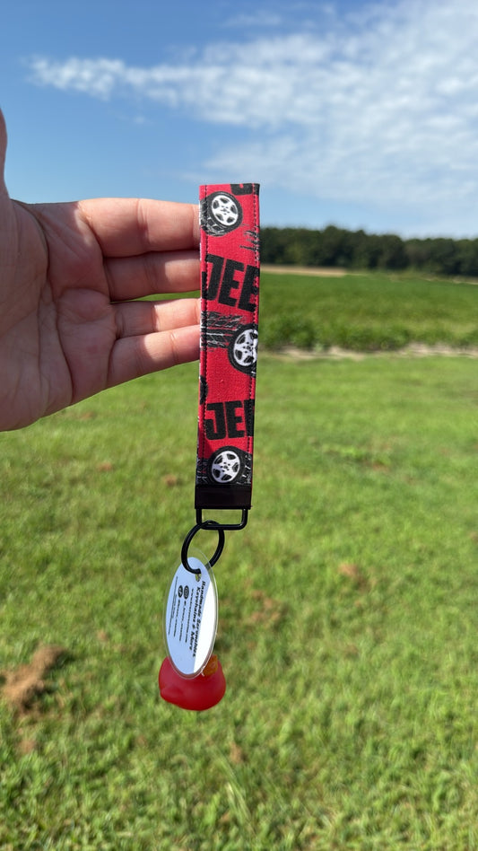 Red Jeep Keychain (2nd one)