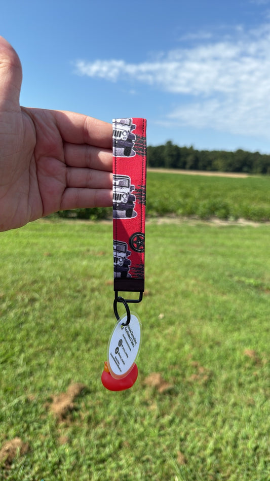 Red Jeep Keychain (first)