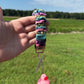 Rainbow Jeep Life Scrunchie Keychain