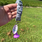 Grey Jeep Life Scrunchie Keychain