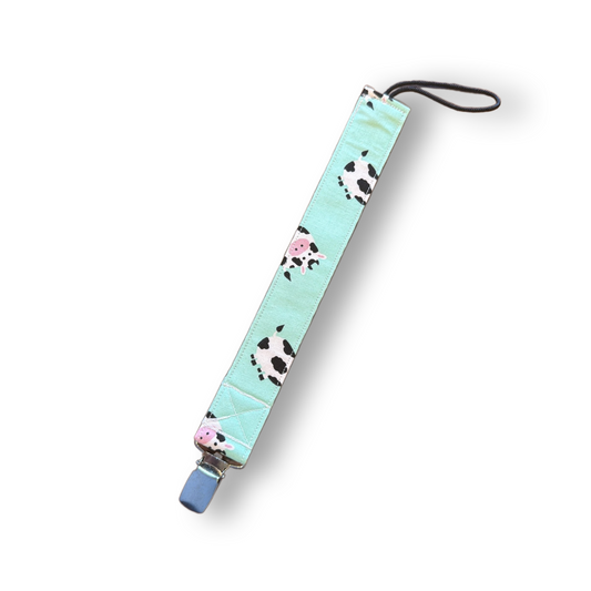Cow Pacifier Clip