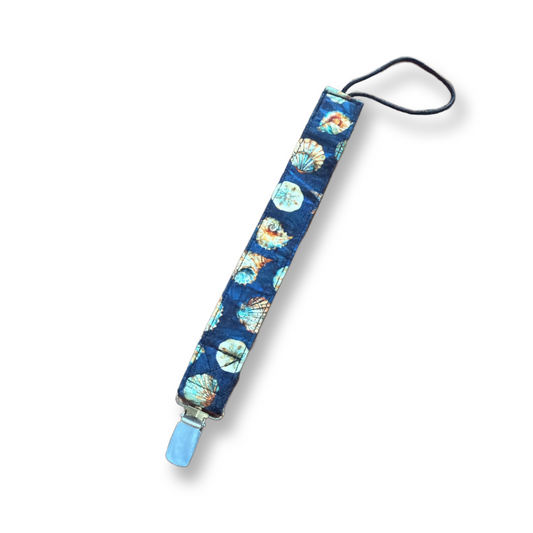 Sea Shell Pacifier Clip (Sturdy)