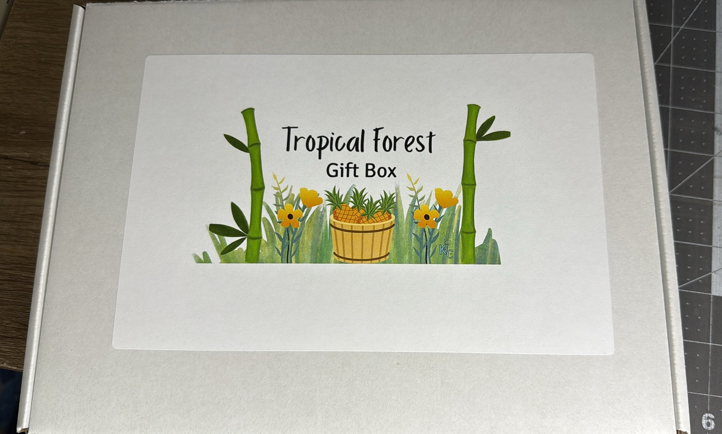Tropical Forest Scrunchie Gift Box #3