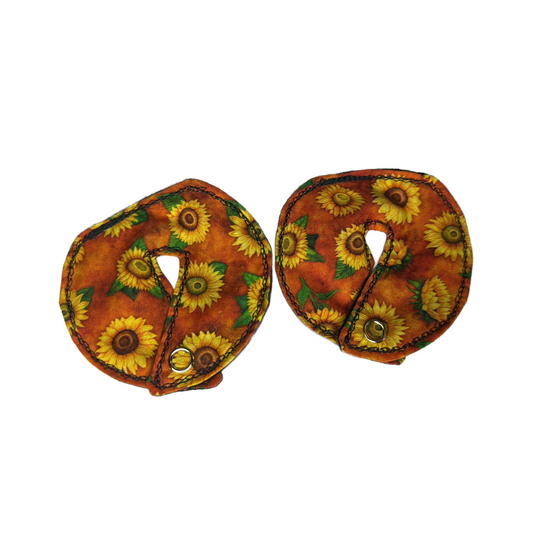 Orange Sunflower (2 Pack) Tummy Button Pads