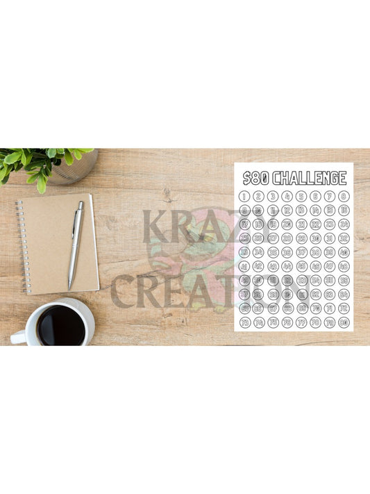 $80 Challenge (Shipped to you)