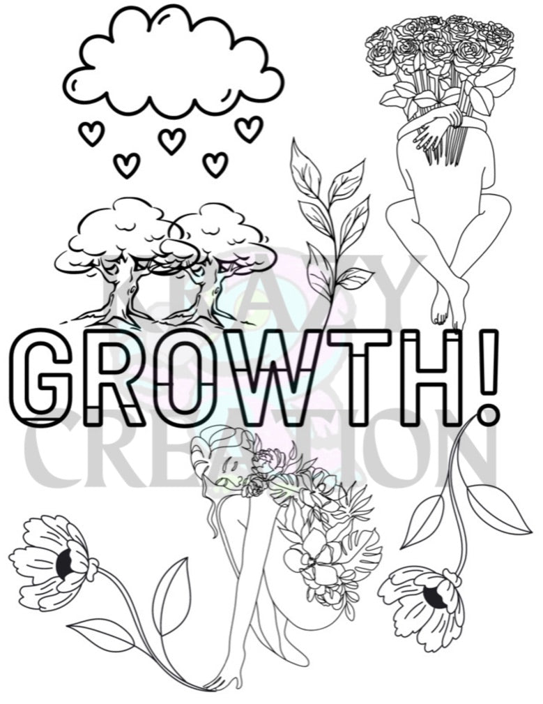 Growth Coloring Page (Shipped to you)