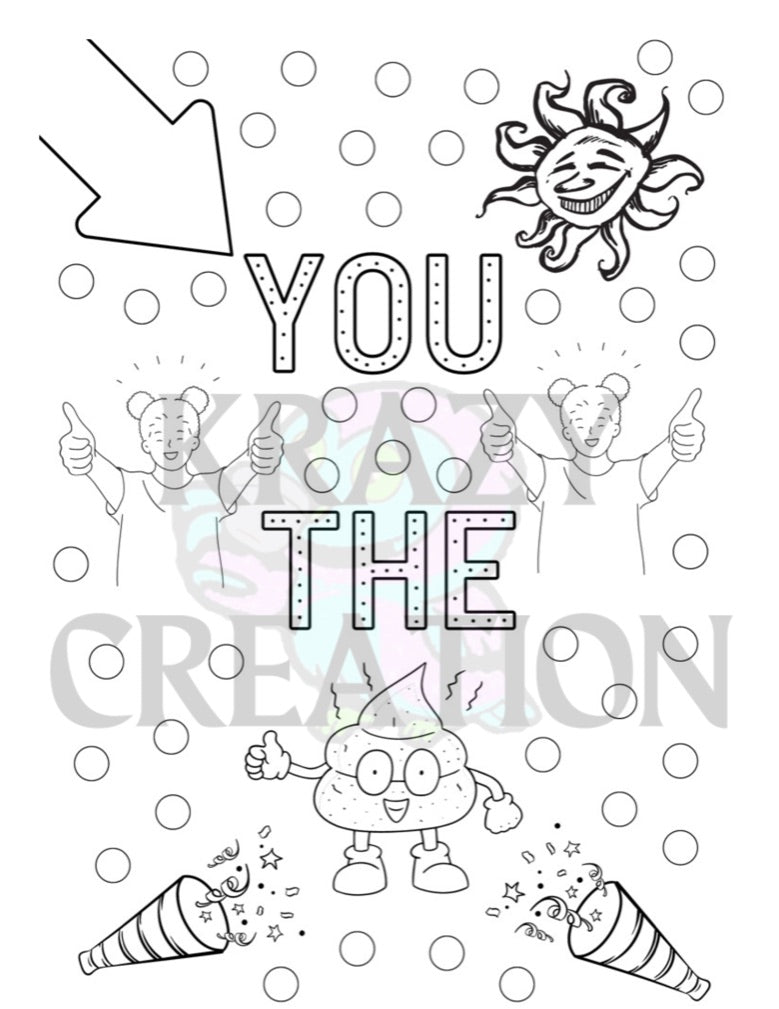 You the .....  Coloring Page (Emailed to you)