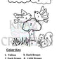 Bird Color By Number (Emailed to you)